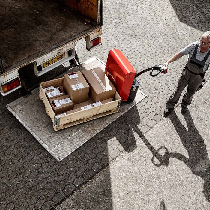 logitrans fully powered pallet truck panther maxi 3