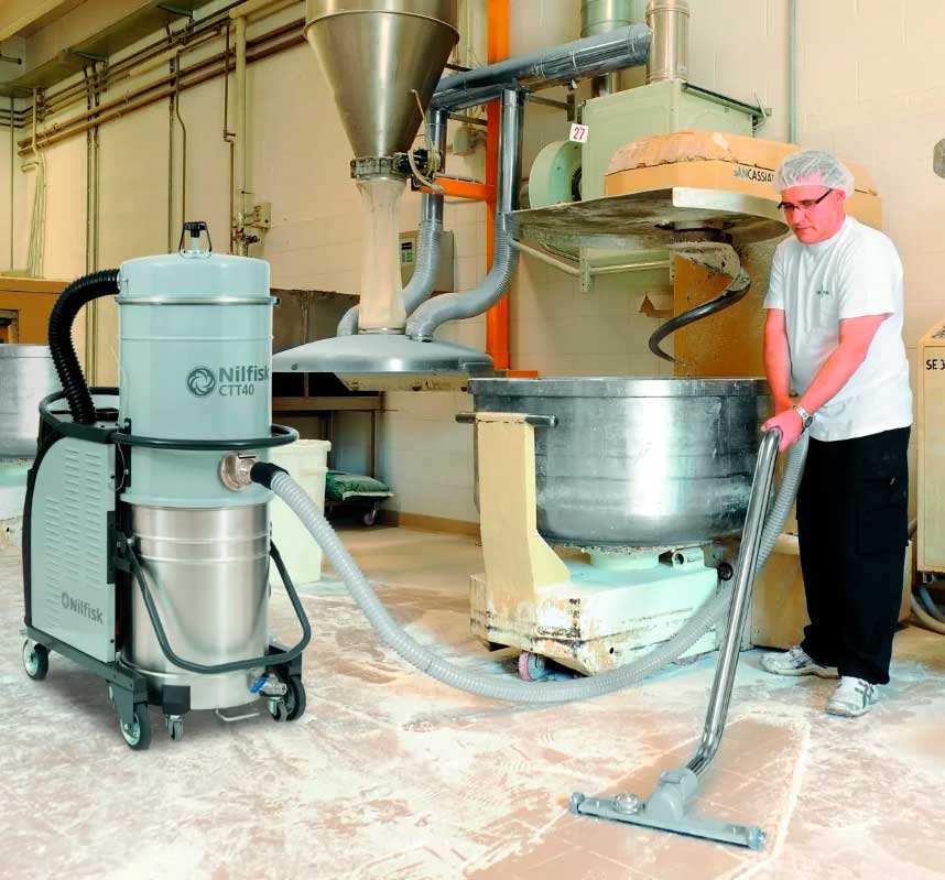 Aspiracion polvo combustible Nilfisk LLORSA